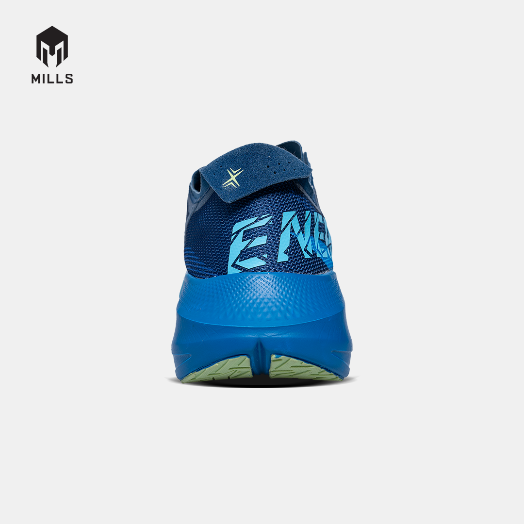 MILLS SEPATU LARI RUNNING SHOES ENERMAX CUSHION M3 NAVY/BLUE/LIME.GREEN 9104201