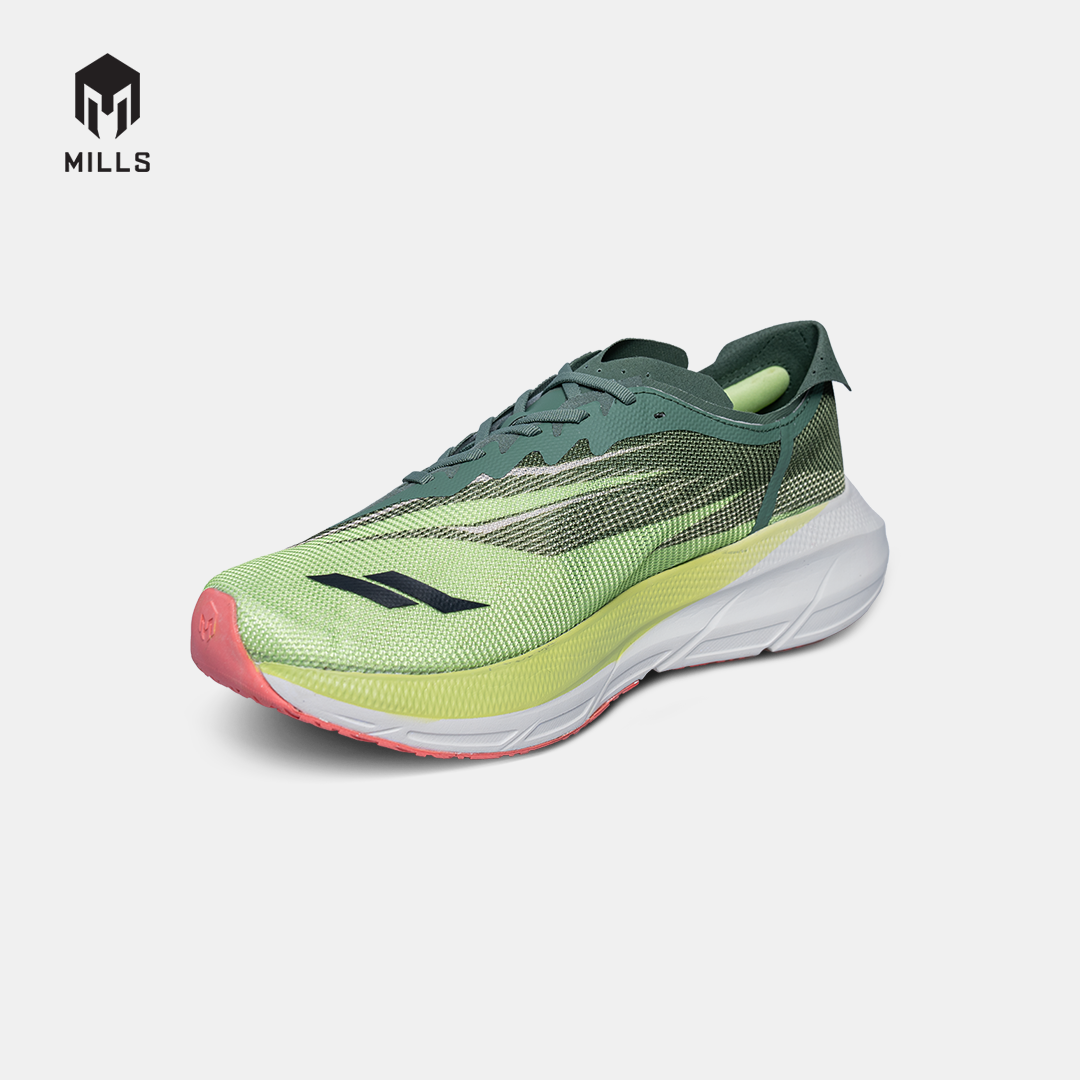 MILLS SEPATU LARI RUNNING SHOES ENERMAX CUSHION M3 OLIVE/LIME.GREEN/OFF.WHITE 9104202