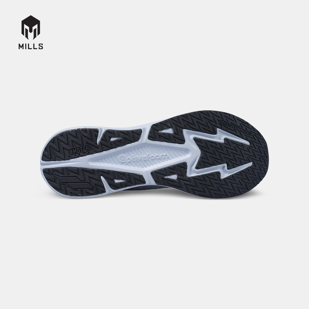 MILLS SEPATU LARI RUNNING SHOES ENERMAX NANOKNIT M2 WHITE / GREY 9108105