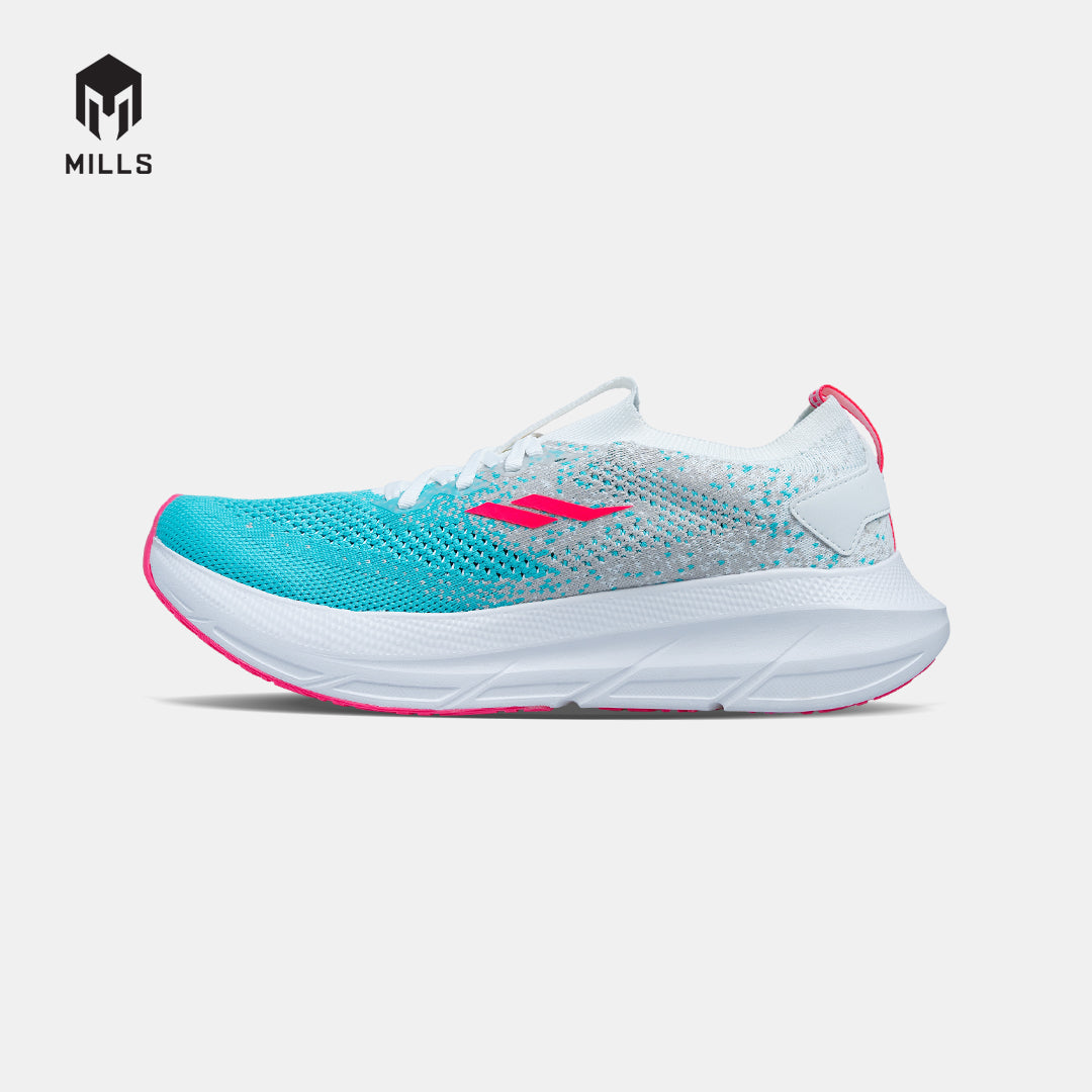 MILLS SEPATU LARI RUNNING SHOES ENERMAX NANOKNIT M2 WHITE/HOT.PINK/JAVA.CYAN 9108106