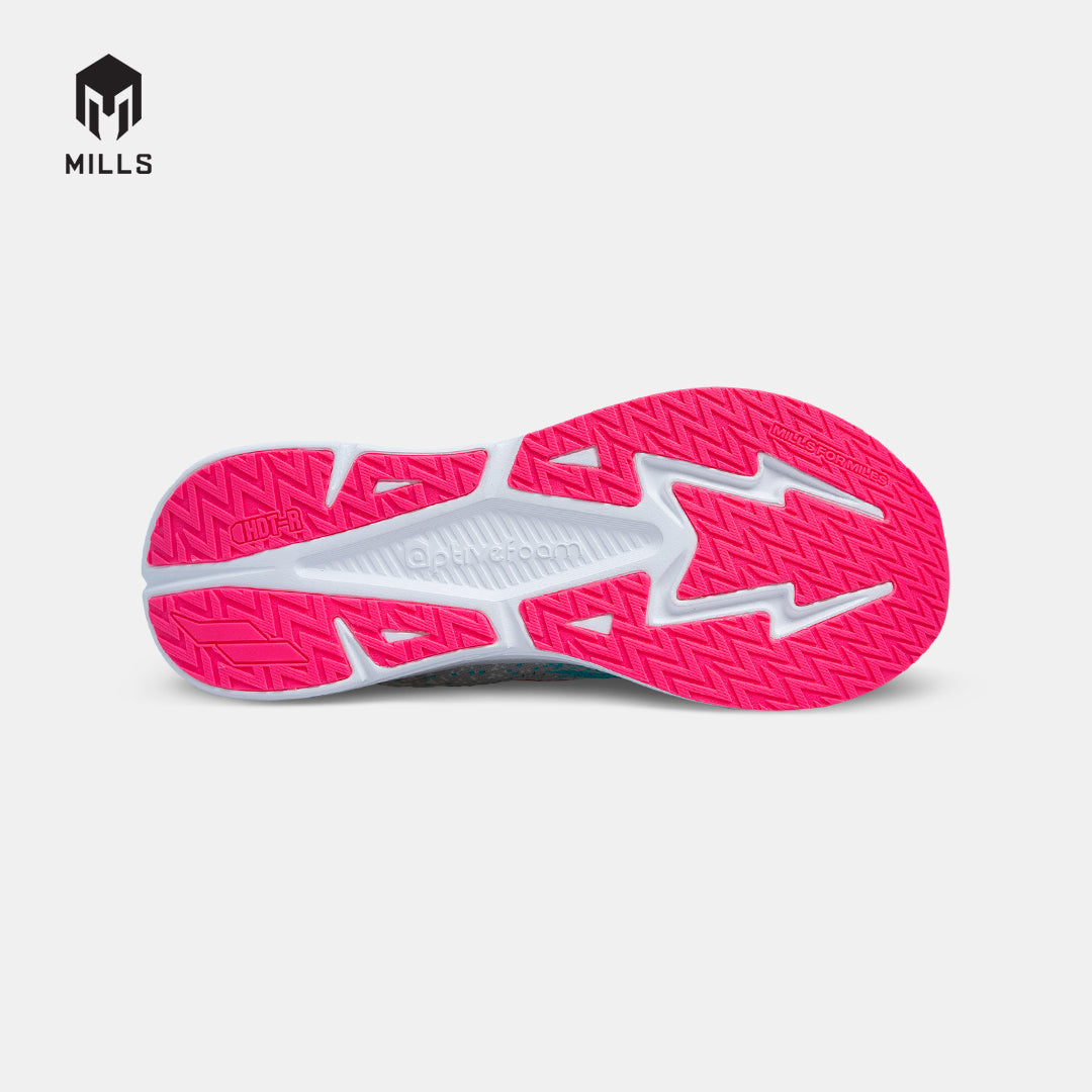 MILLS SEPATU LARI RUNNING SHOES ENERMAX NANOKNIT M2 WHITE/HOT.PINK/JAVA.CYAN 9108106