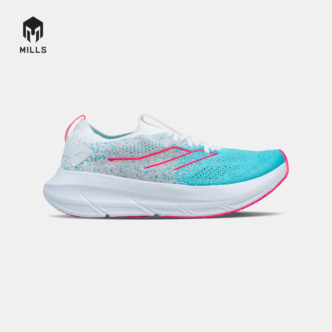 MILLS SEPATU LARI RUNNING SHOES ENERMAX NANOKNIT M2 WHITE/HOT.PINK/JAVA.CYAN 9108106