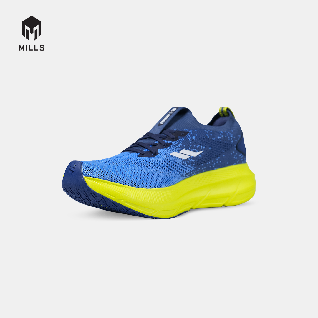 MILLS SEPATU LARI RUNNING SHOES ENERMAX NANOKNIT M2 NAVY/FLASH.YELLOW/WHITE 9108108