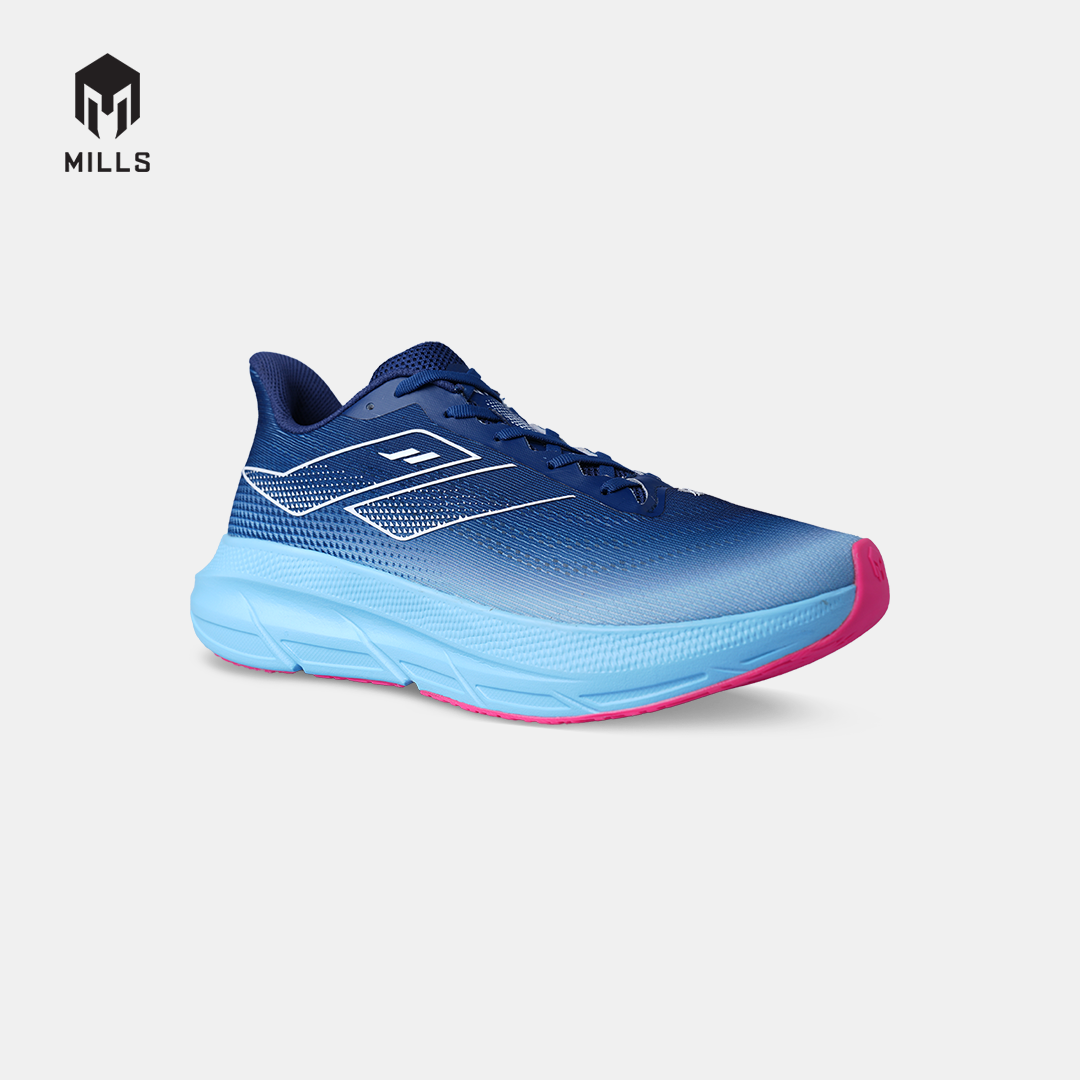 MILLS SEPATU LARI RUNNING SHOES ENERMAX STREAM M2 NAVY/AQUA.BLUE/WHITE 9108204