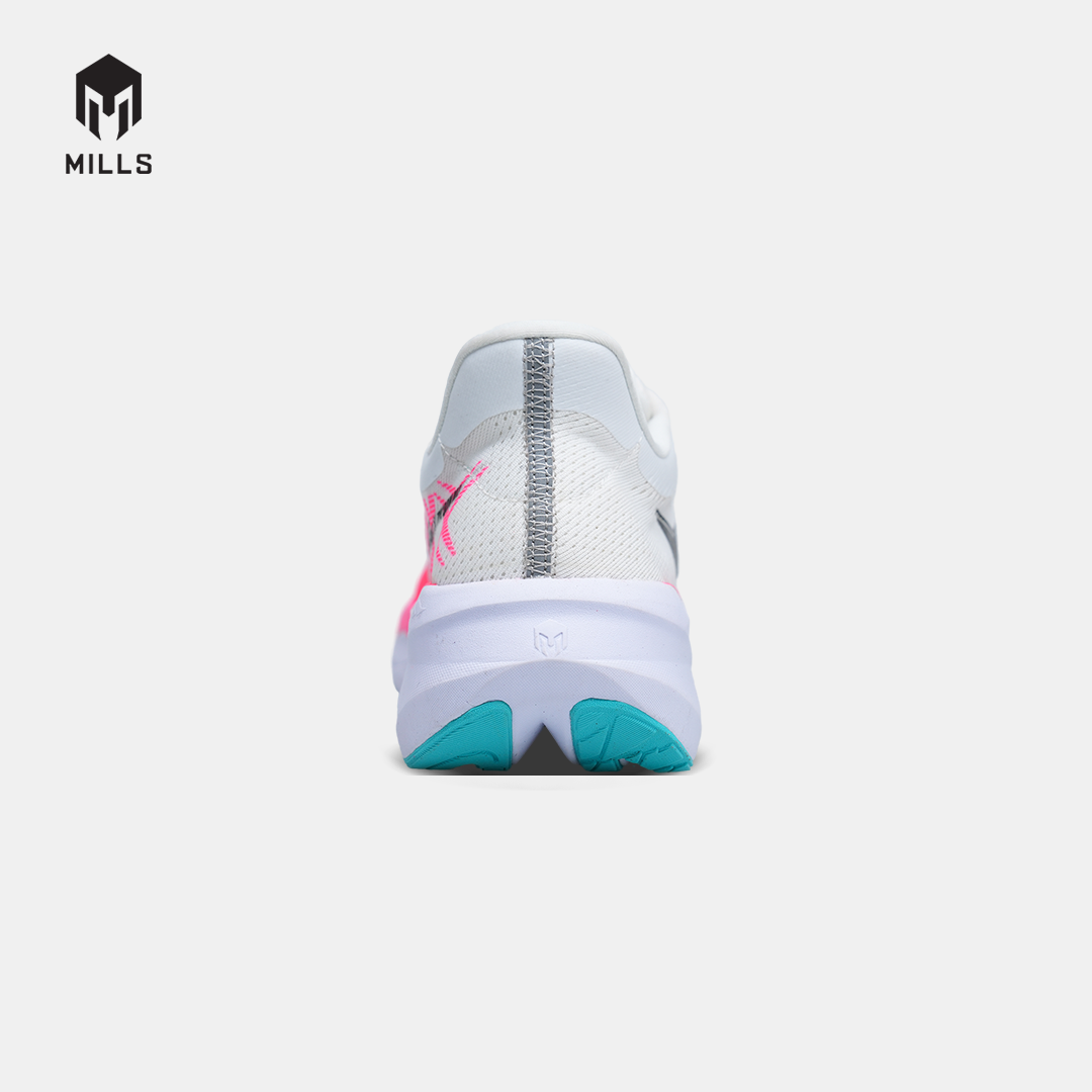 MILLS SEPATU LARI RUNNING SHOES ENERMAX TYCOON M2 WHITE / HOT PINK 9108402