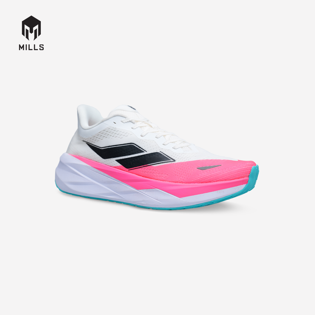 MILLS SEPATU LARI RUNNING SHOES ENERMAX TYCOON M2 WHITE / HOT PINK 9108402