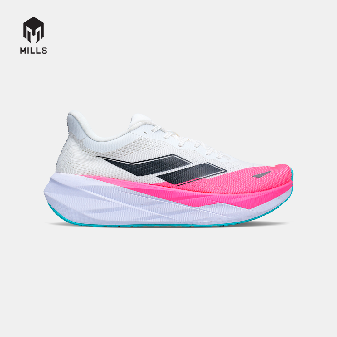 MILLS SEPATU LARI RUNNING SHOES ENERMAX TYCOON M2 WHITE / HOT PINK 9108402