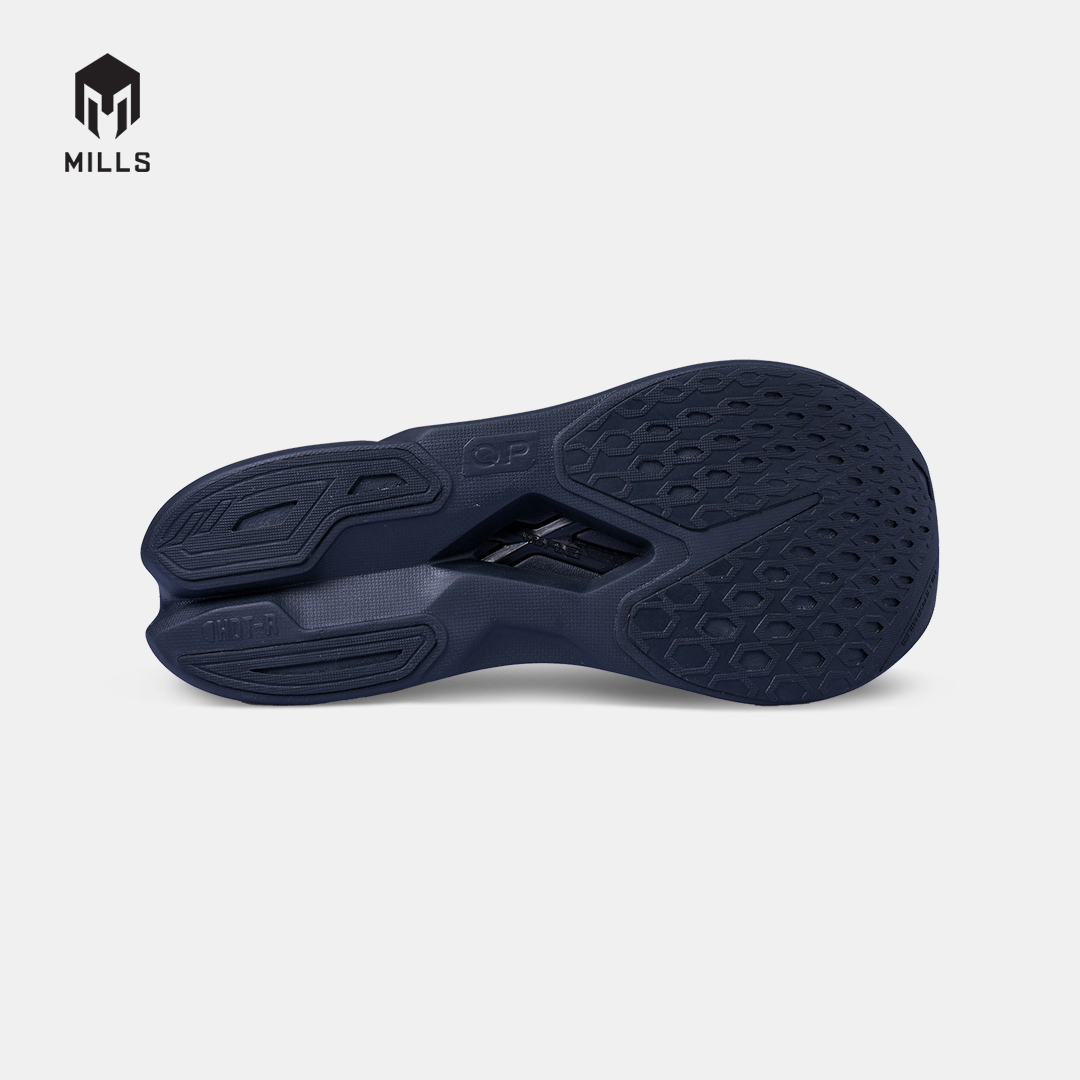 MILLS SEPATU LARI RUNNING SHOES ENERPRO ZENITH ALL.BLACK 9104513