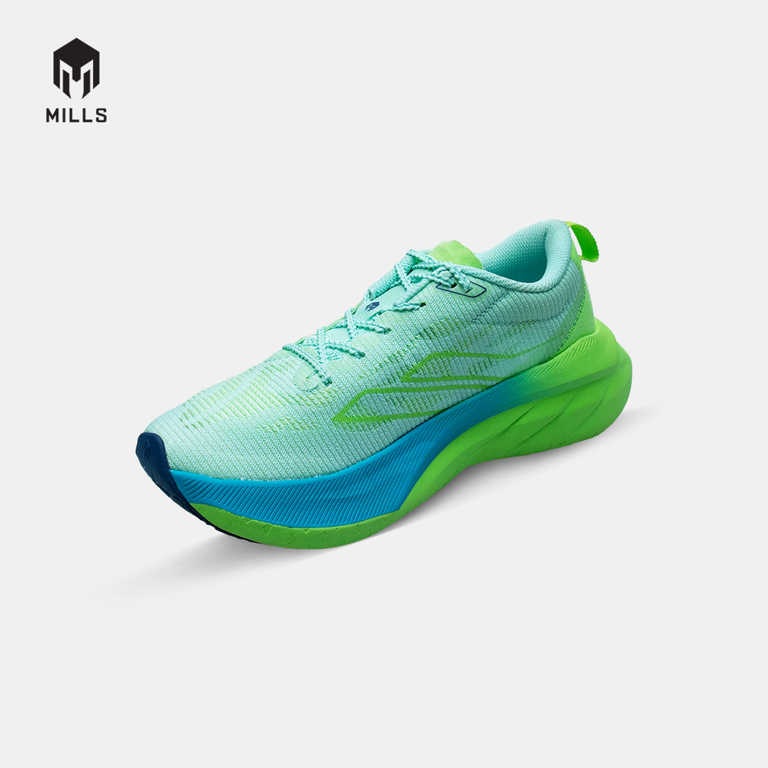 MILLS SEPATU LARI RUNNING SHOES ENERSTRIKE BLITZ M2 PEEL GREEN/LIME GREEN/CAPRI BLUE 9107102