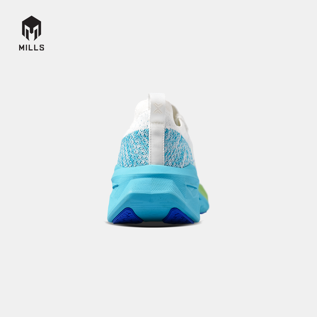 MILLS SEPATU LARI RUNNING SHOES ENERSTRIKE FLY M2 WHITE/BLUE/GREEN 9105206