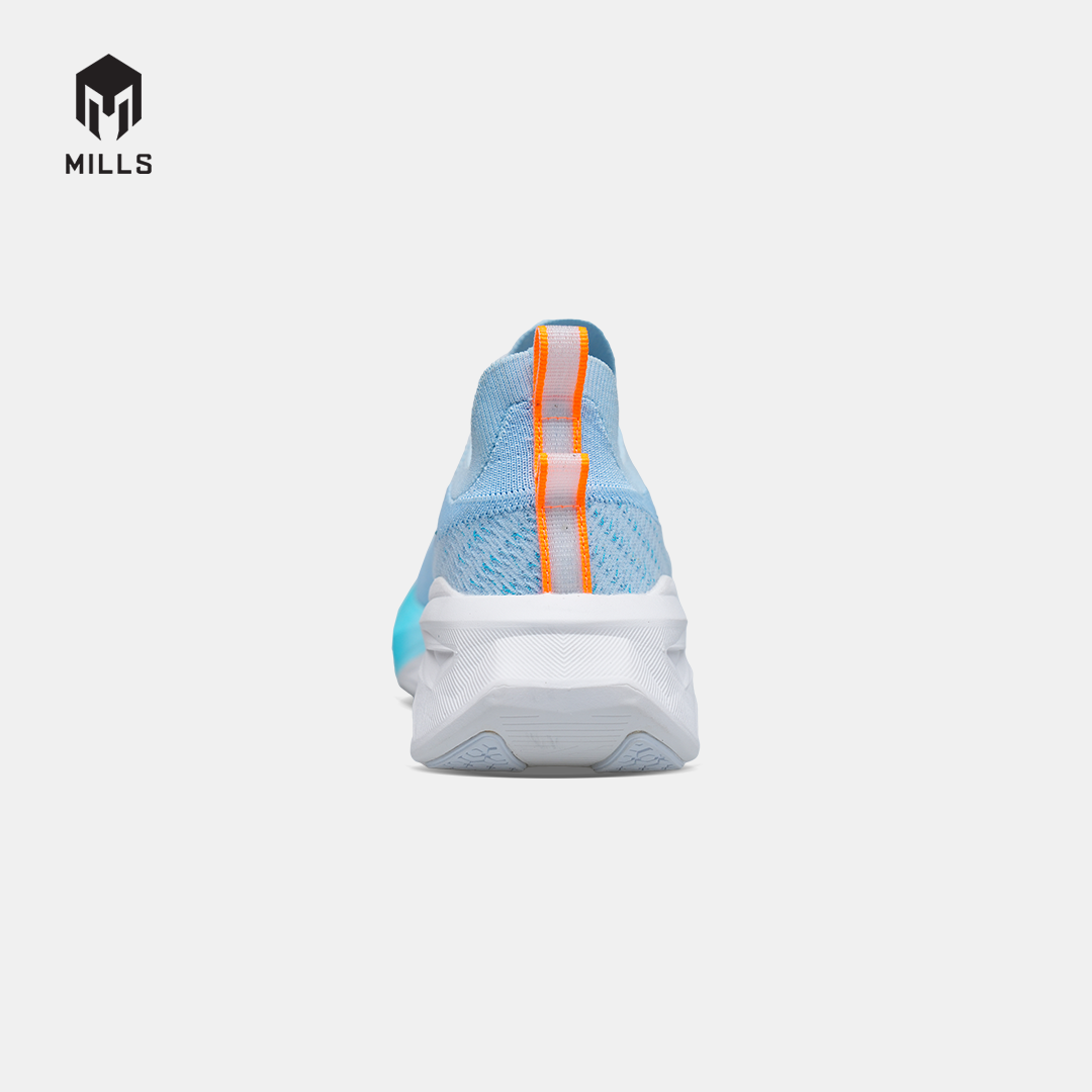 MILLS SEPATU LARI RUNNING SHOES ENERSTRIKE FLY M3 AQUA.BLUE/WHITE/FRESH.ORANGE 9108902