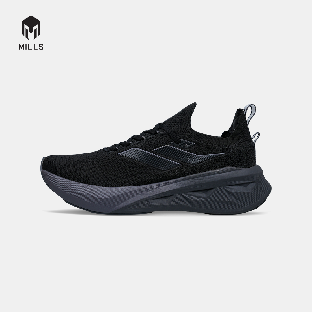 MILLS SEPATU LARI RUNNING SHOES ENERSTRIKE FLY M3 BLACK/PHANTOM.BLACK 9108905