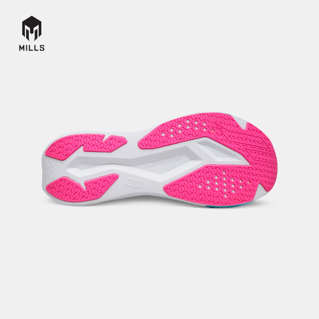 MILLS SEPATU LARI RUNNING SHOES ENERSTRIKE FLY M3 NAVY/CYAN.BLUE/HOT.PINK 9108904