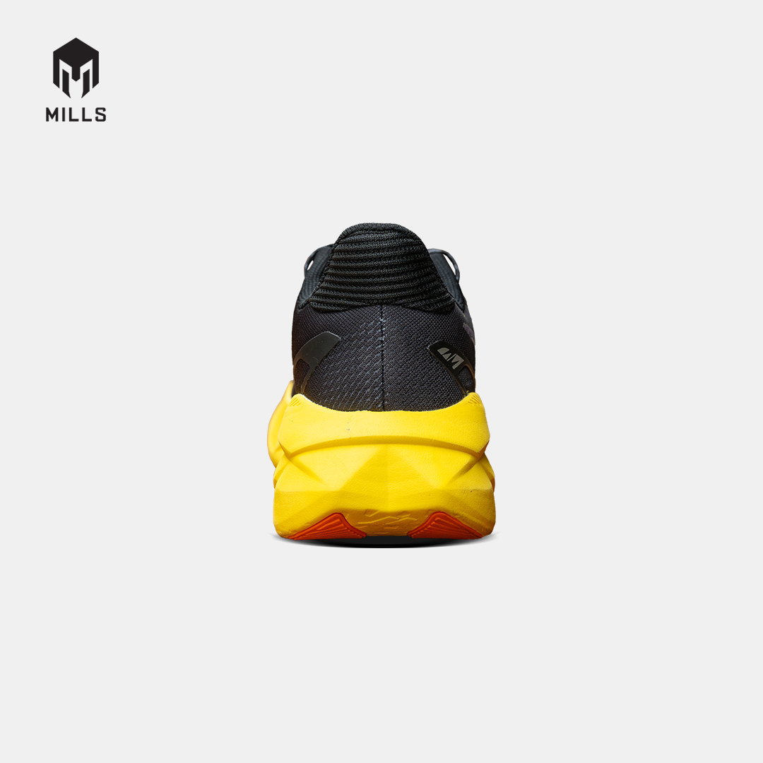 MILLS SEPATU LARI RUNNING SHOES ENERSTRIKE HYPER BLACK/SILVER/YELLOW 9105609