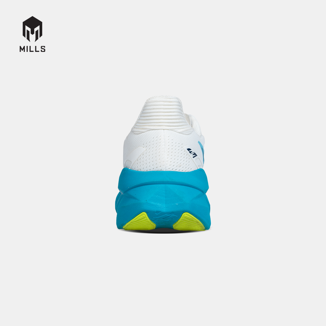 MILLS SEPATU LARI RUNNING SHOES ENERSTRIKE HYPER WHITE/BLUE/NEON 9105607