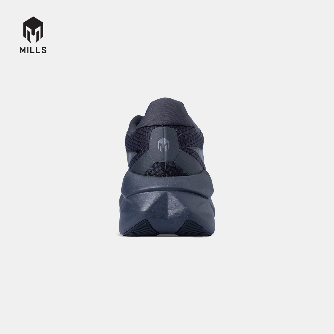 MILLS SEPATU LARI RUNNING SHOES ENERSTRIKE ZENITH M2 ALL.BLACK 9106905