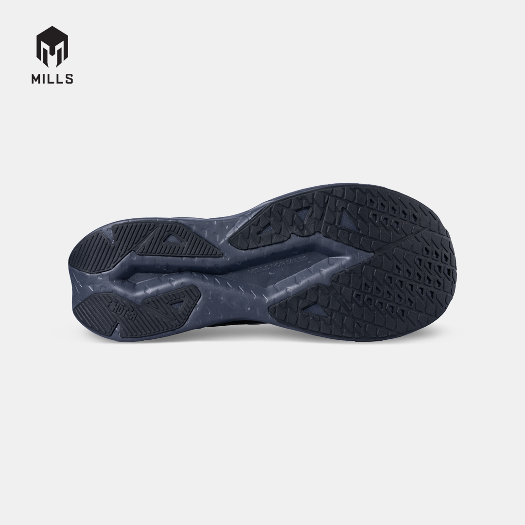 MILLS SEPATU LARI RUNNING SHOES ENERSTRIKE ZENITH M2 ALL.BLACK 9106905