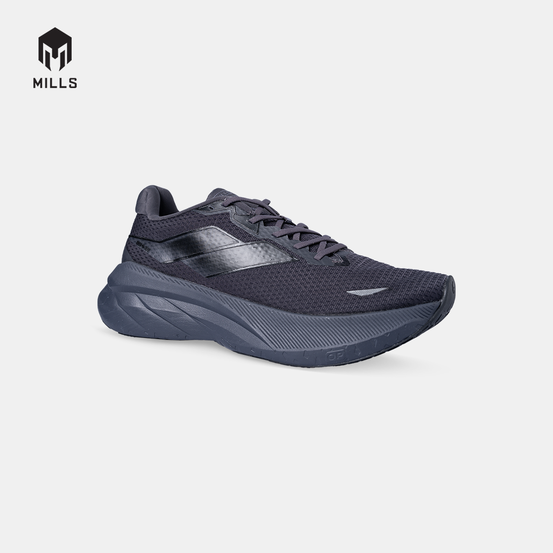 MILLS SEPATU LARI RUNNING SHOES ENERSTRIKE ZENITH M2 ALL.BLACK 9106905
