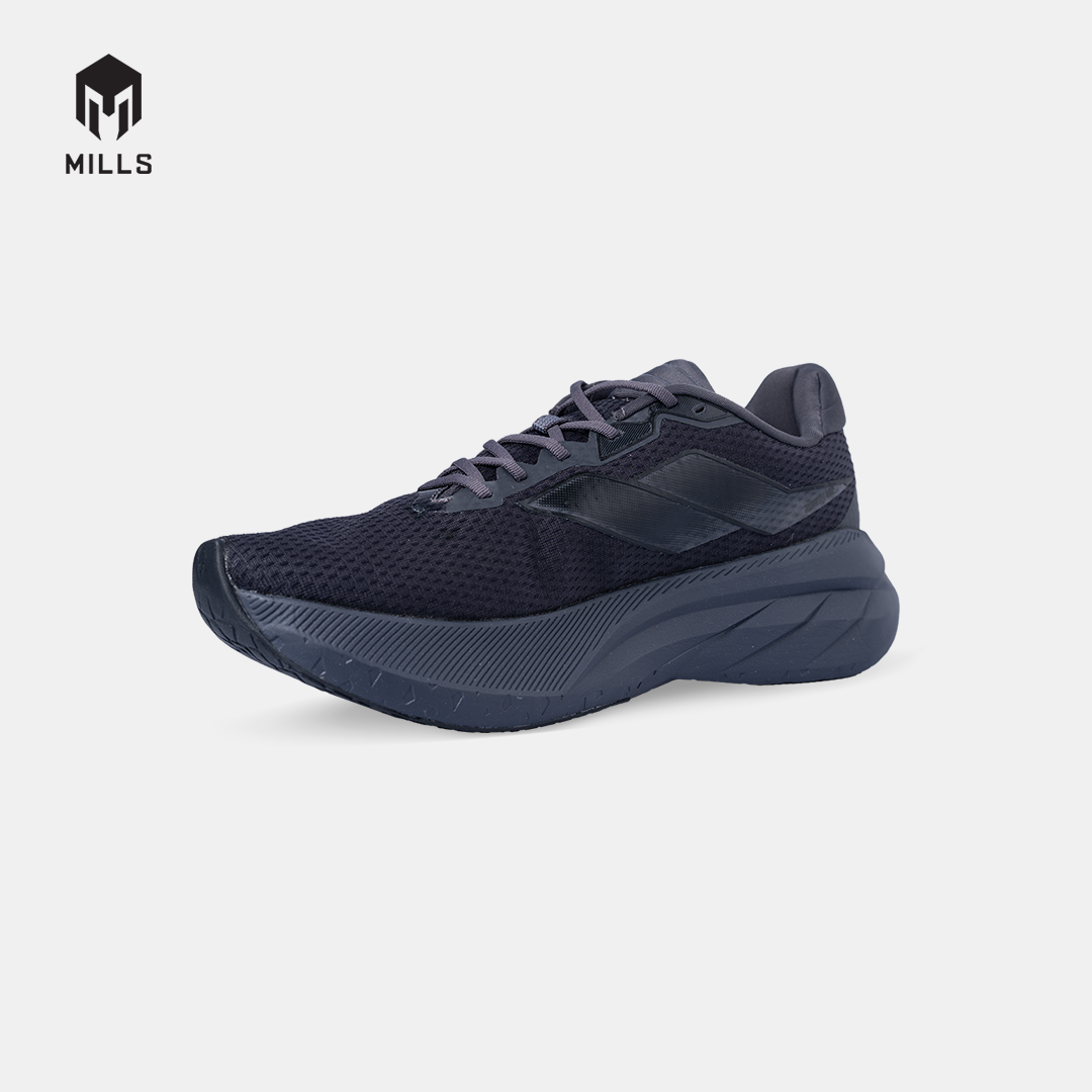 MILLS SEPATU LARI RUNNING SHOES ENERSTRIKE ZENITH M2 ALL.BLACK 9106905