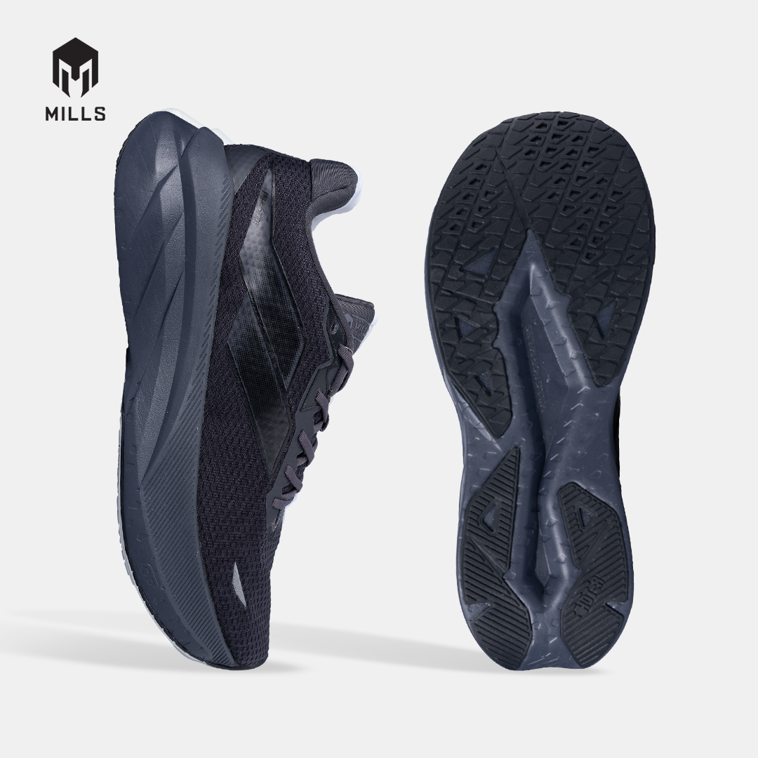 MILLS SEPATU LARI RUNNING SHOES ENERSTRIKE ZENITH M2 ALL.BLACK 9106905