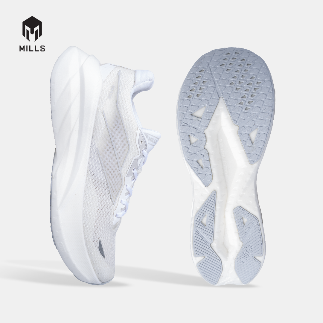 MILLS SEPATU LARI RUNNING SHOES ENERSTRIKE ZENITH M2 ALL.WHITE 9106904