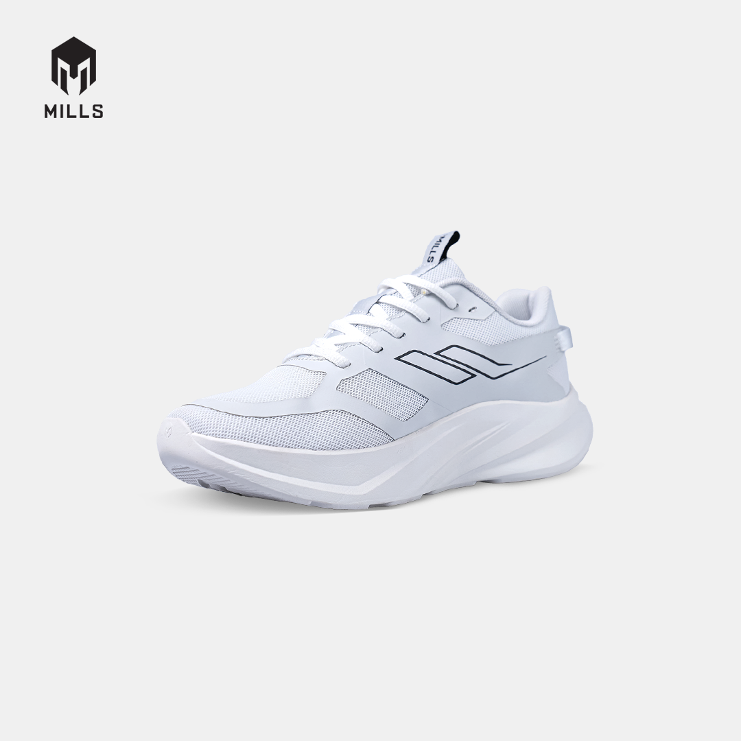 MILLS SEPATU LARI RUNNING SHOES HORIZON COOL GREY/WHITE 9109902