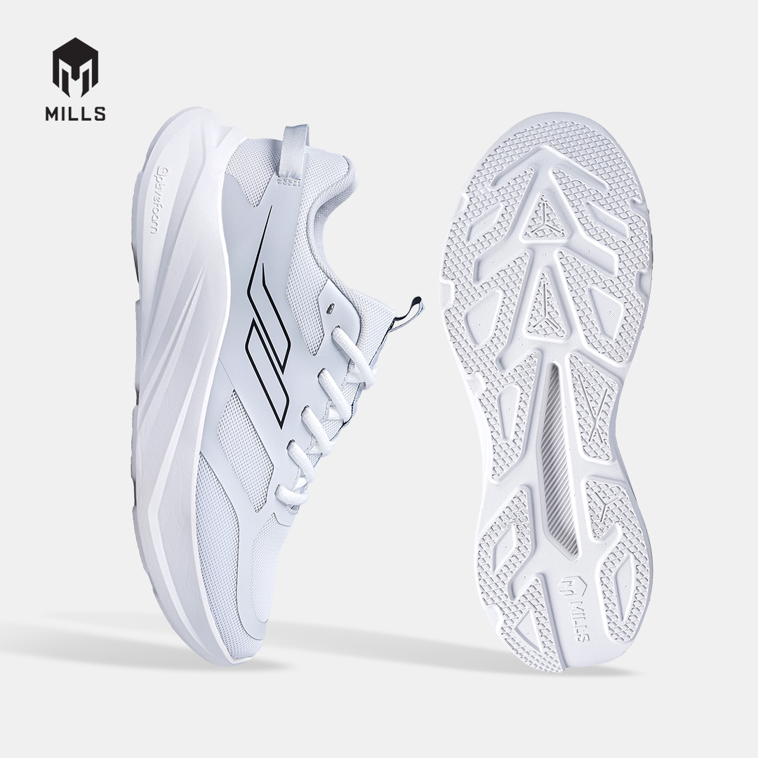 MILLS SEPATU LARI RUNNING SHOES HORIZON COOL GREY/WHITE 9109902
