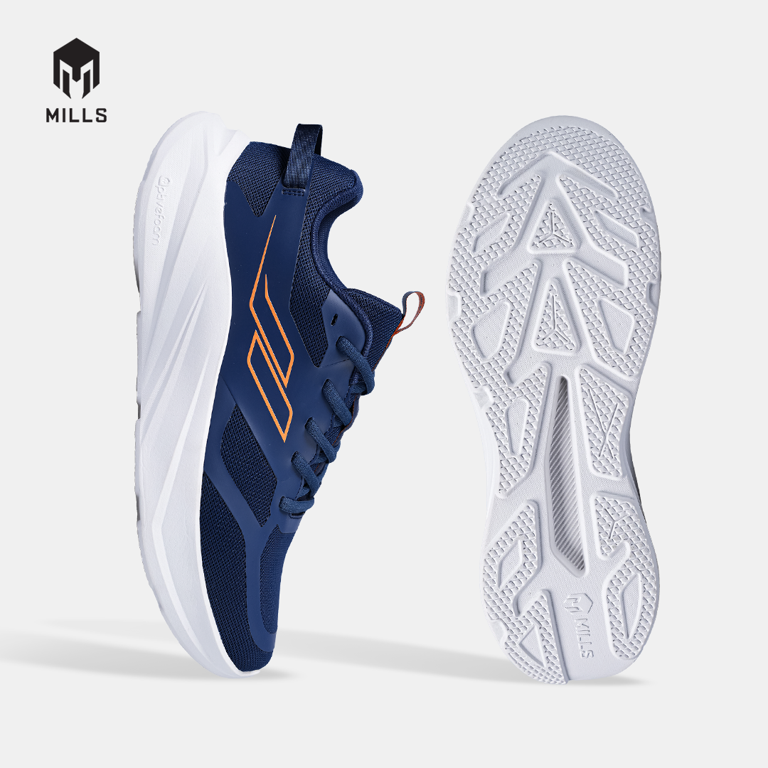 MILLS SEPATU LARI RUNNING SHOES HORIZON NAVY/WHITE 9109904