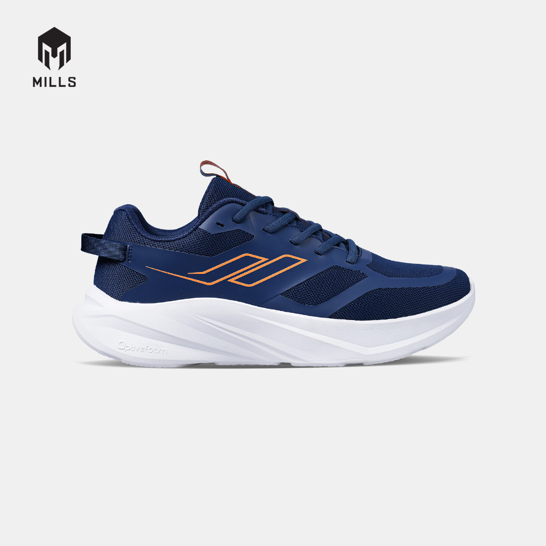 MILLS SEPATU LARI RUNNING SHOES HORIZON NAVY/WHITE 9109904