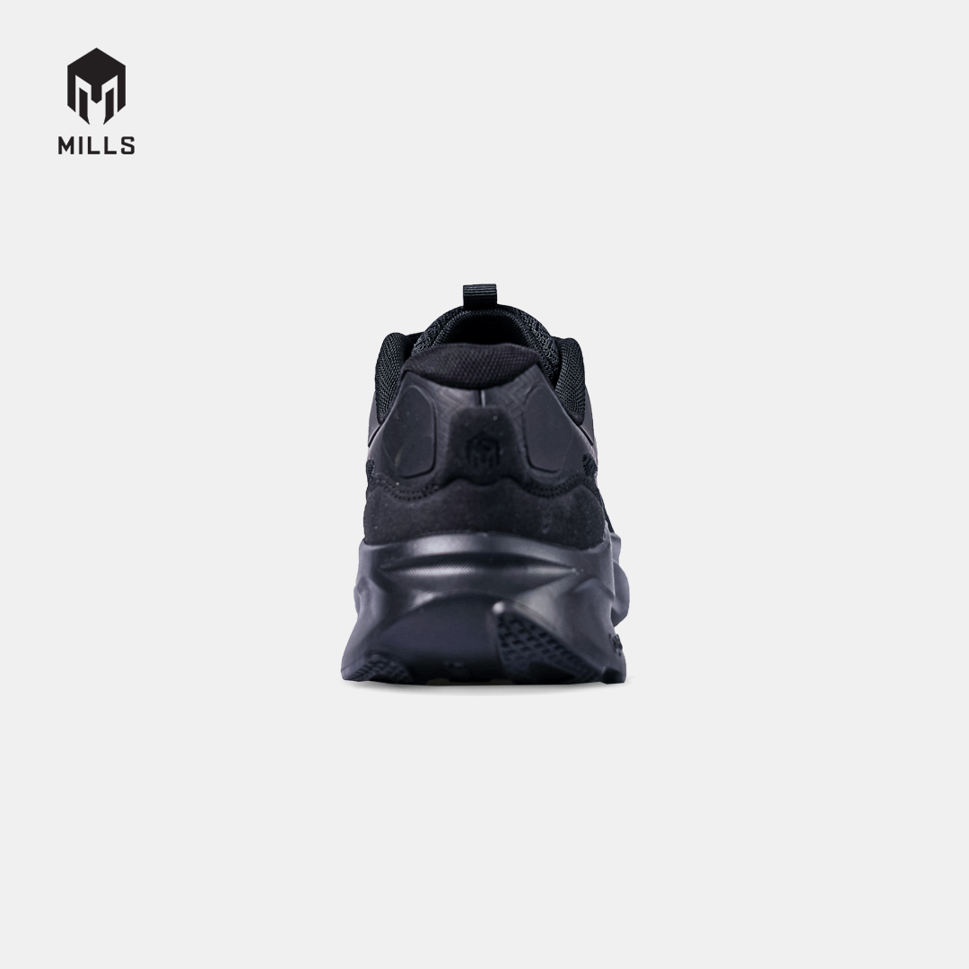 MILLS SEPATU LARI RUNNING SHOES IGNITE ALL BLACK 9110001