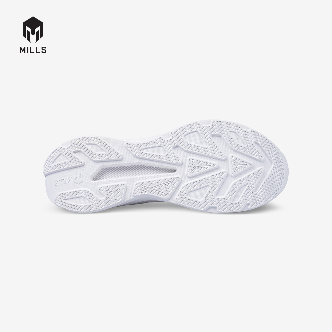 MILLS SEPATU LARI RUNNING SHOES IGNITE ALL WHITE 9110002