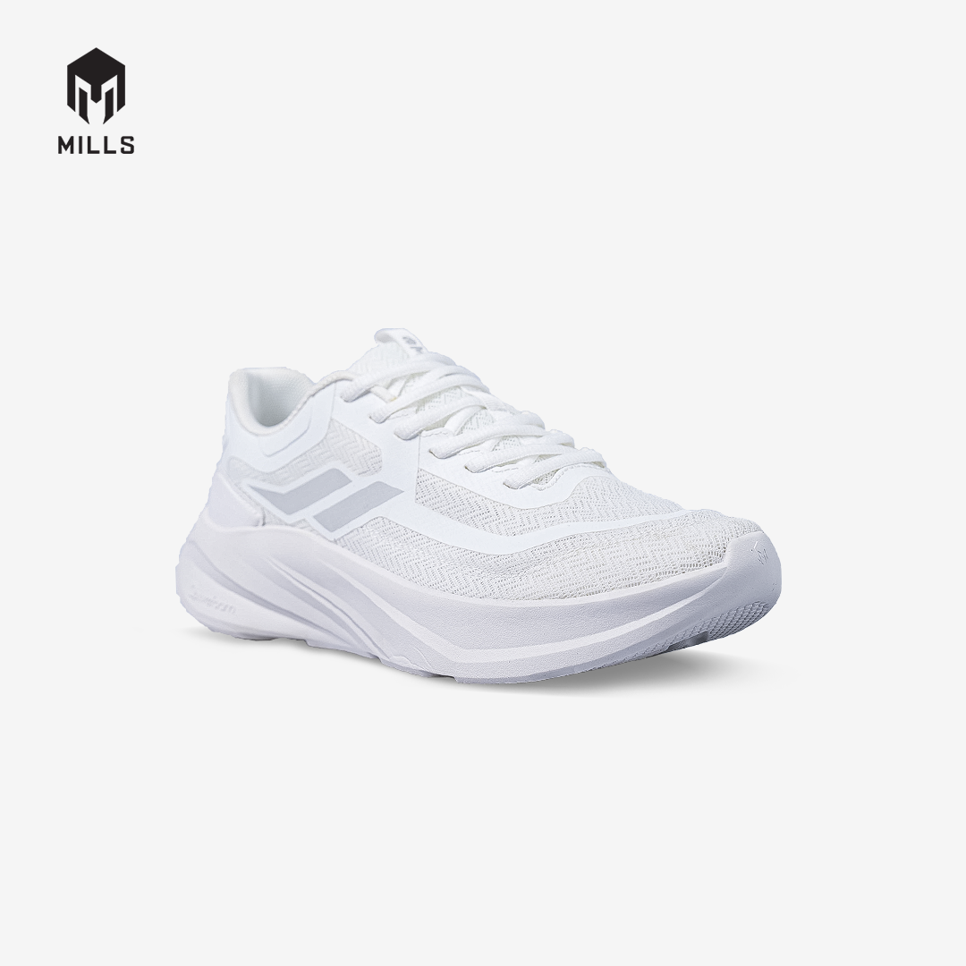 MILLS SEPATU LARI RUNNING SHOES IGNITE ALL WHITE 9110002