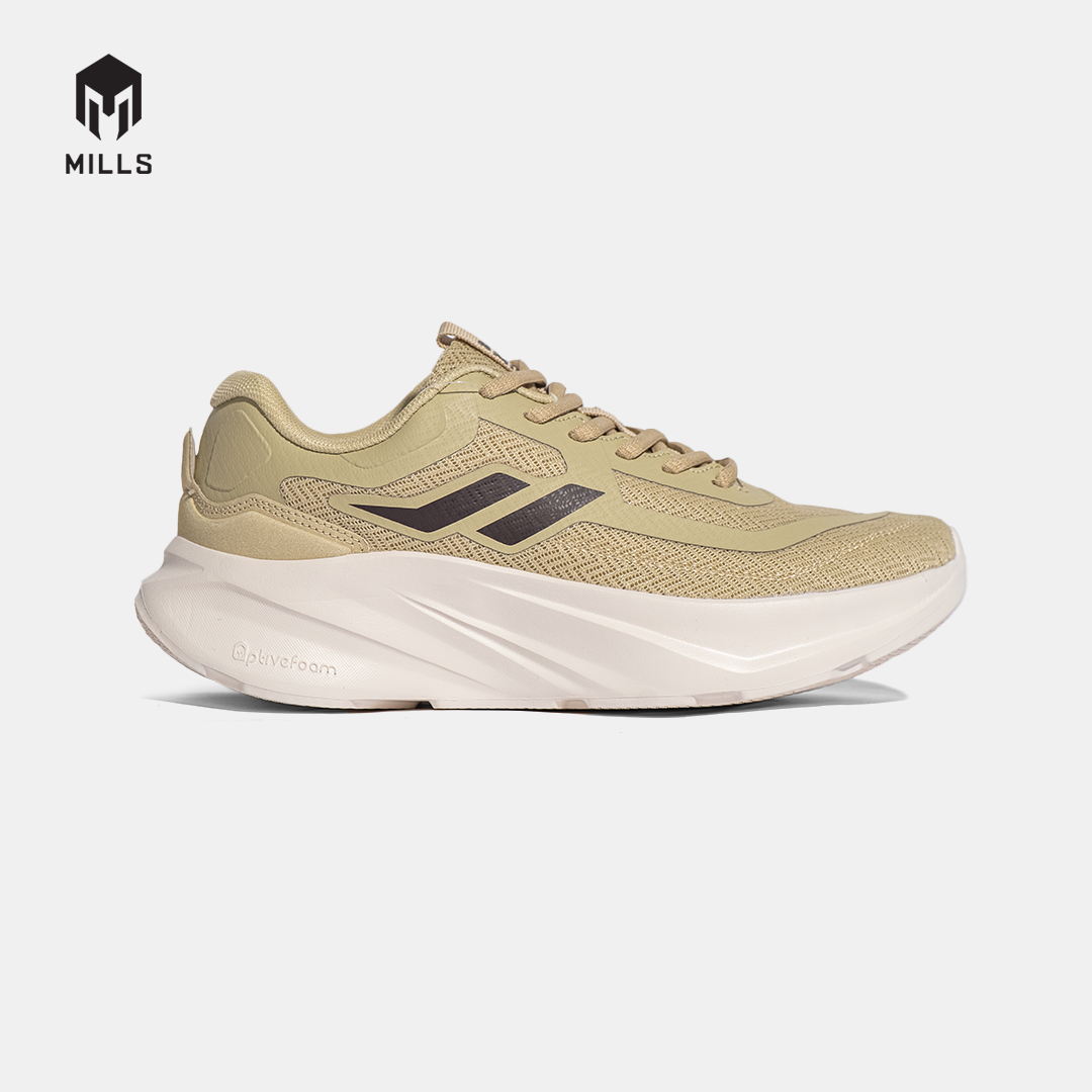 MILLS SEPATU LARI RUNNING SHOES IGNITE BEIGE/OFF WHITE 9110003