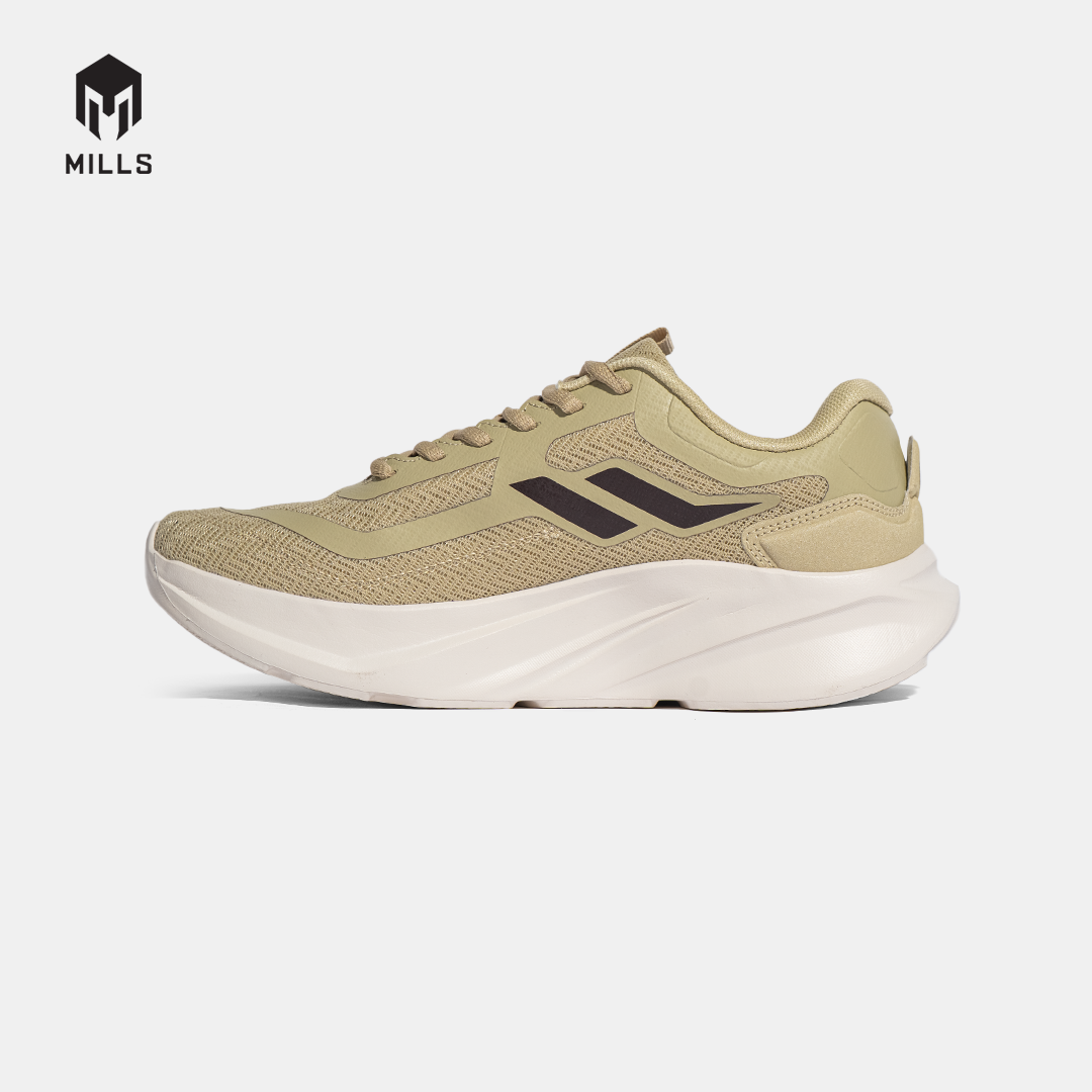 MILLS SEPATU LARI RUNNING SHOES IGNITE BEIGE/OFF WHITE 9110003