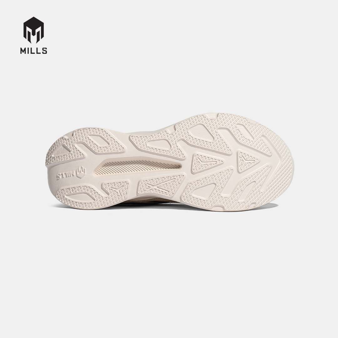 MILLS SEPATU LARI RUNNING SHOES IGNITE BEIGE/OFF WHITE 9110003