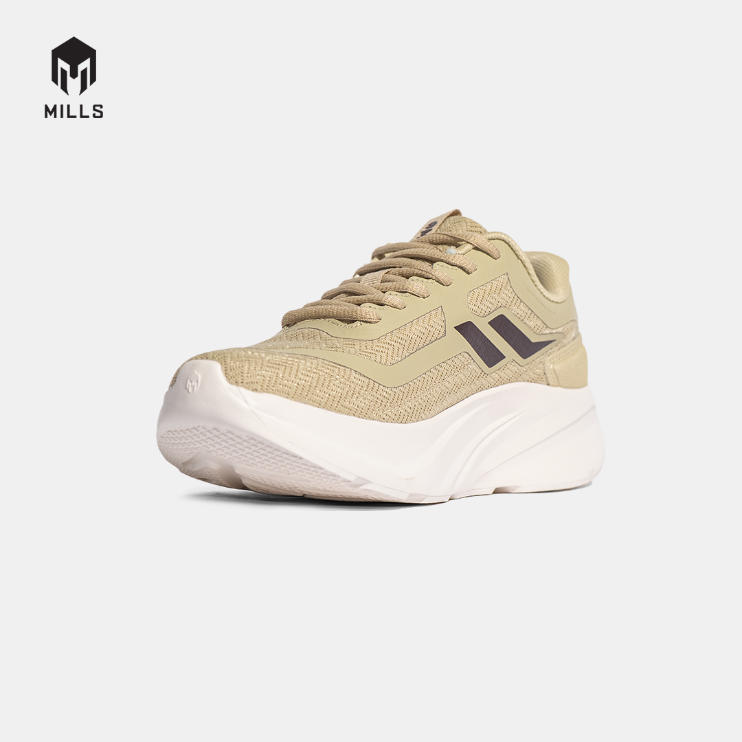 MILLS SEPATU LARI RUNNING SHOES IGNITE BEIGE/OFF WHITE 9110003