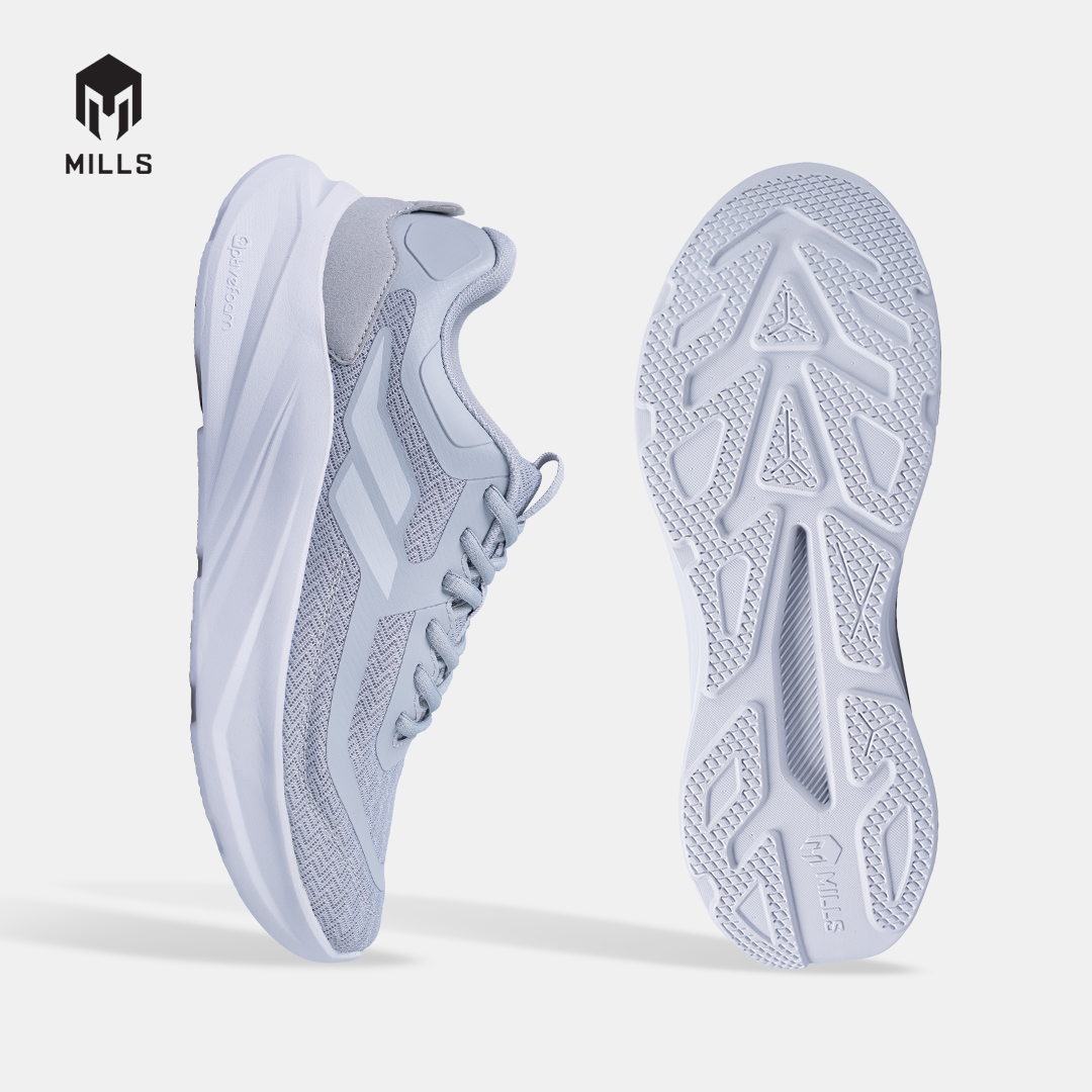 MILLS SEPATU LARI RUNNING SHOES IGNITE GREY/LT GREY 9110004