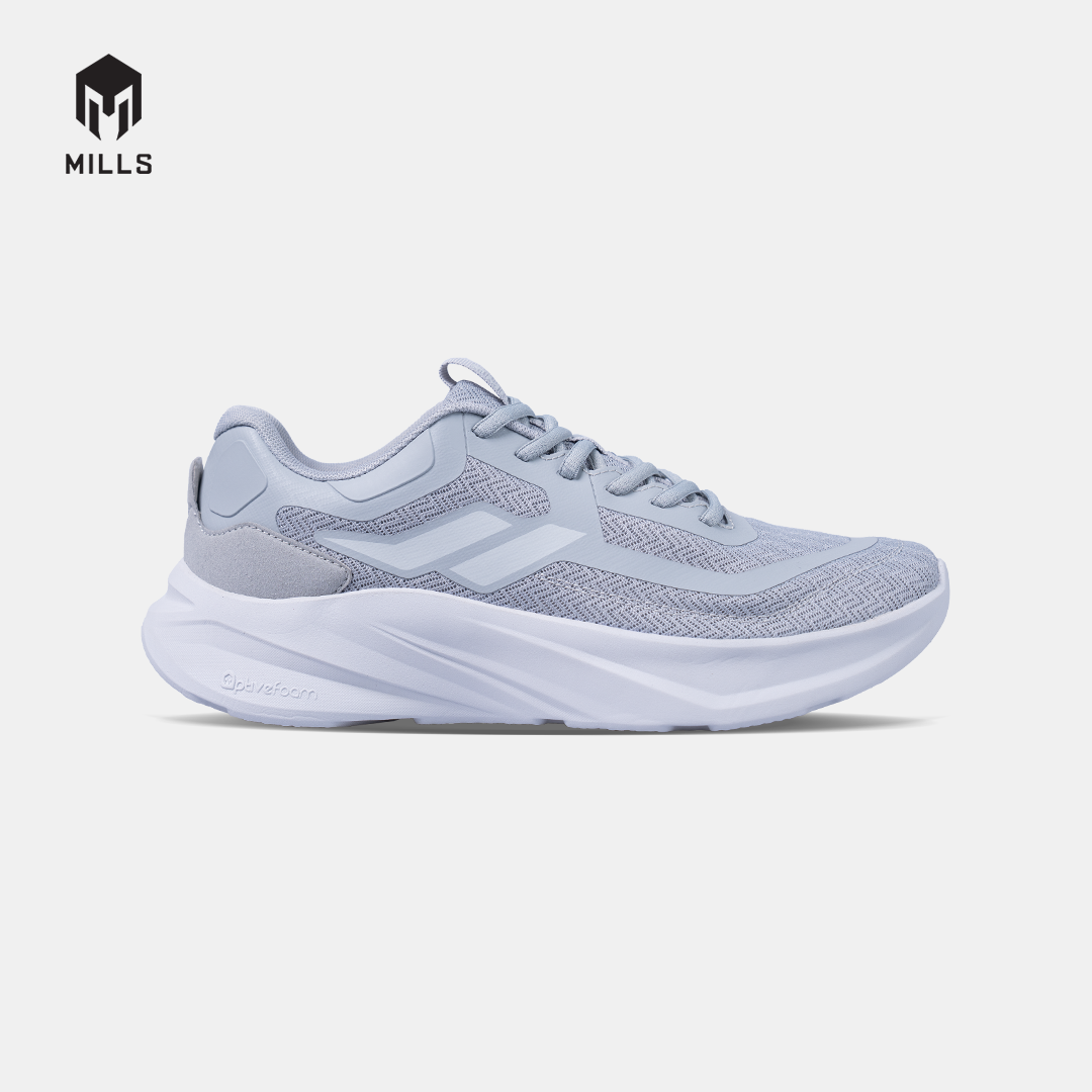 MILLS SEPATU LARI RUNNING SHOES IGNITE GREY/LT GREY 9110004