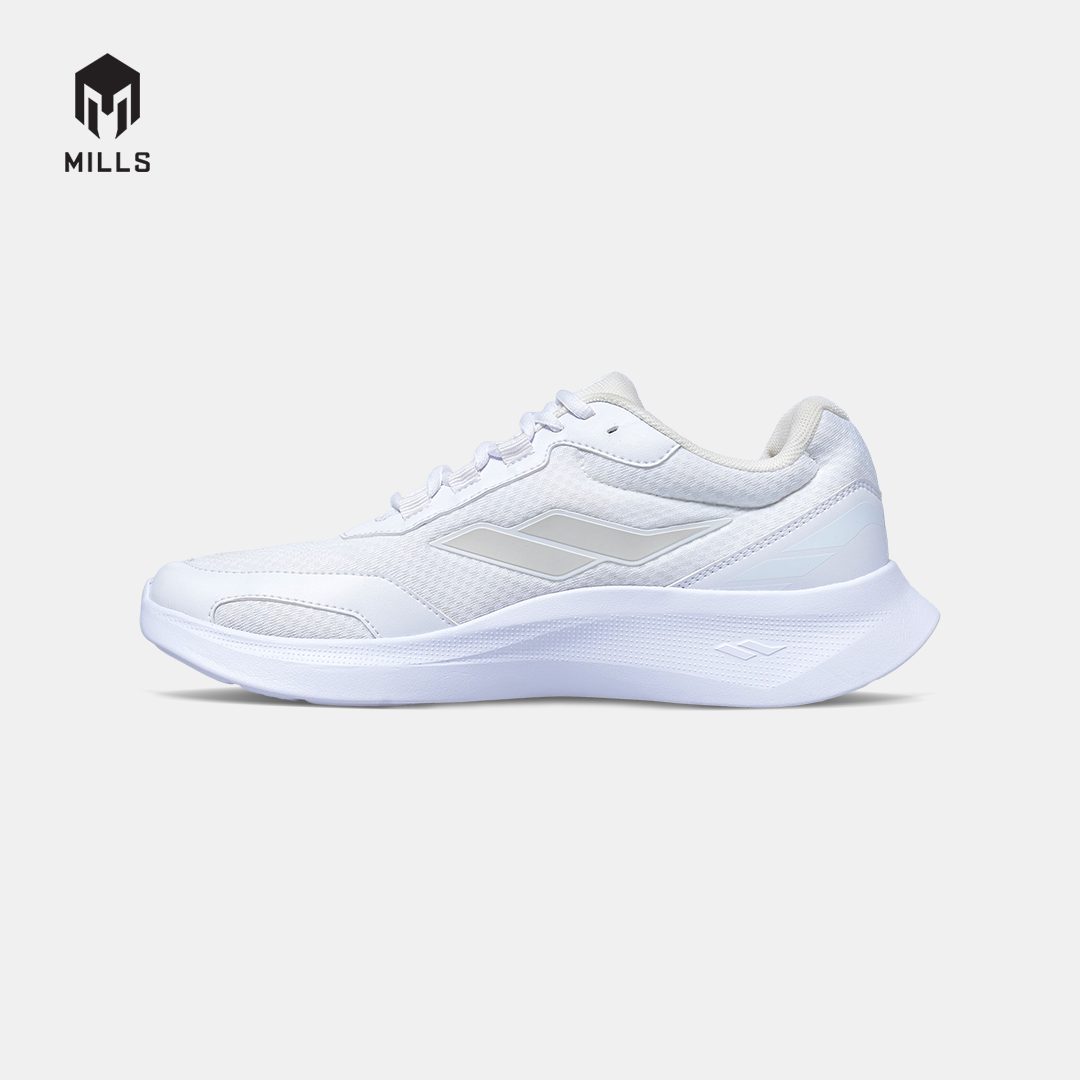 MILLS SEPATU LARI RUNNING SHOES KAISER ALL WHITE 9106401