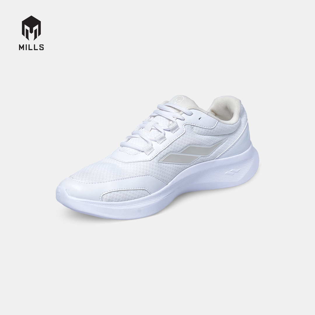 MILLS SEPATU LARI RUNNING SHOES KAISER ALL WHITE 9106401