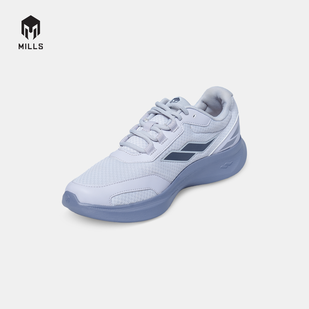 MILLS SEPATU LARI RUNNING SHOES KAISER GREY/DK.GREY/BLACK 9106403