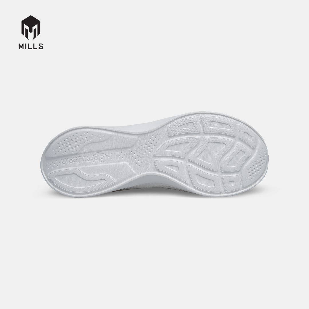 MILLS SEPATU LARI RUNNING SHOES KAISER OFF WHITE/BURGUNDY 9106405