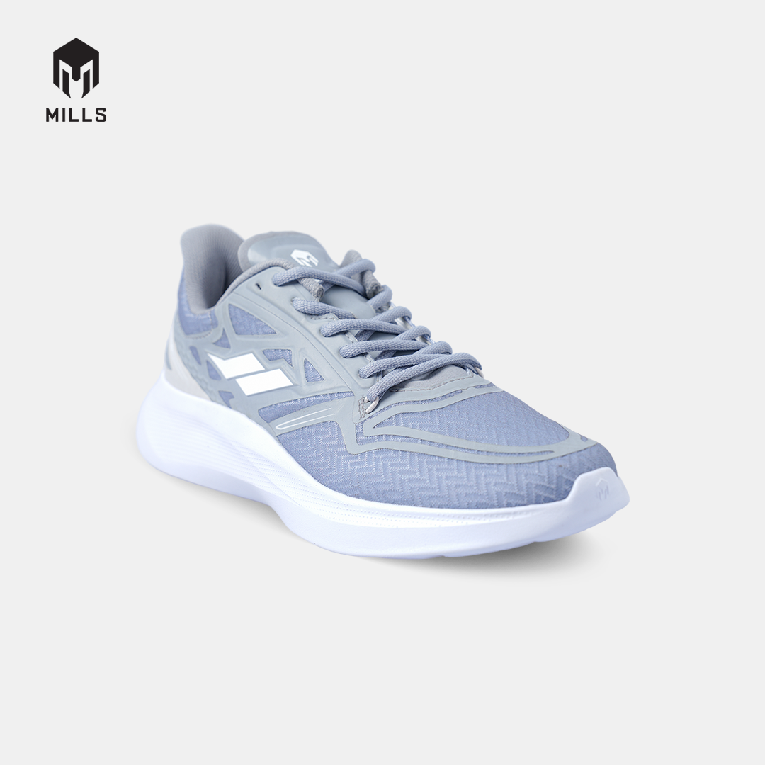 MILLS SEPATU LARI RUNNING SHOES OMEGA M2 GREY/WHITE 9106203