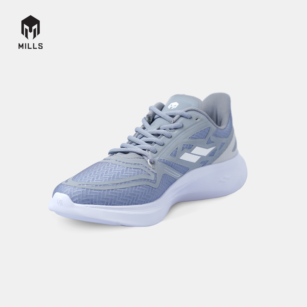 MILLS SEPATU LARI RUNNING SHOES OMEGA M2 GREY/WHITE 9106203