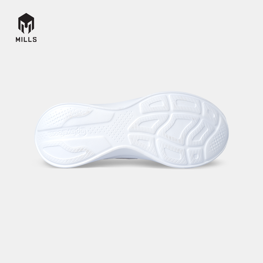 MILLS SEPATU LARI RUNNING SHOES SONIC ALL.WHITE 9106304
