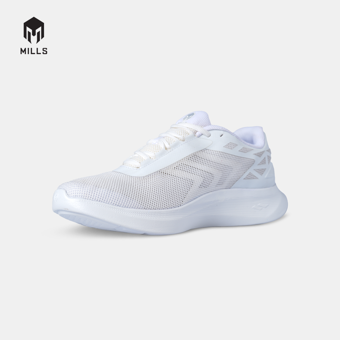MILLS SEPATU LARI RUNNING SHOES SONIC ALL.WHITE 9106304