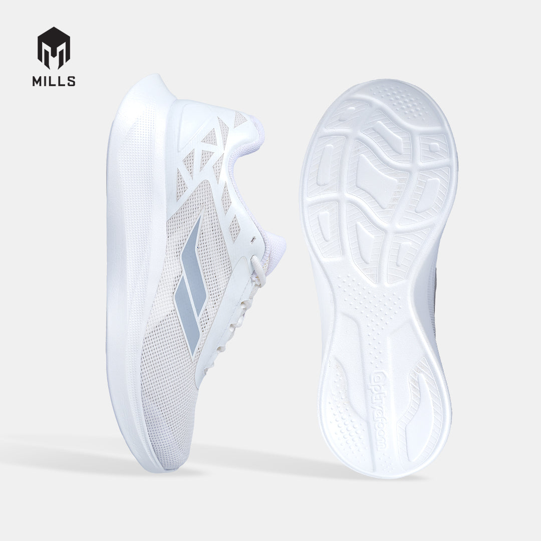 MILLS SEPATU LARI RUNNING SHOES SONIC ALL.WHITE 9106304