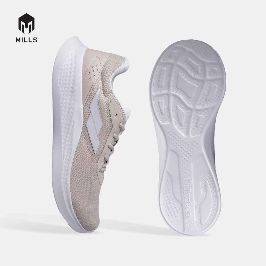 MILLS SEPATU LARI RUNNING SHOES SPECTER 2.0 BEIGE/OFF.WHITE 9101502
