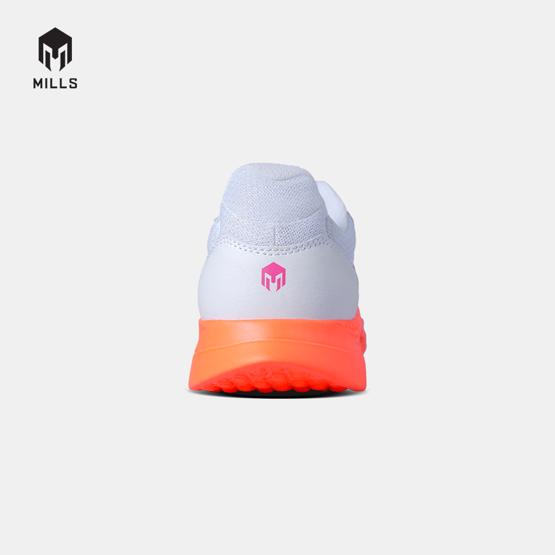 MILLS SEPATU LARI WANITA WOMEN RUNNING SHOES SPECTER FL WHITE/IGNITE.PEACH/POWER.PINK 9101601