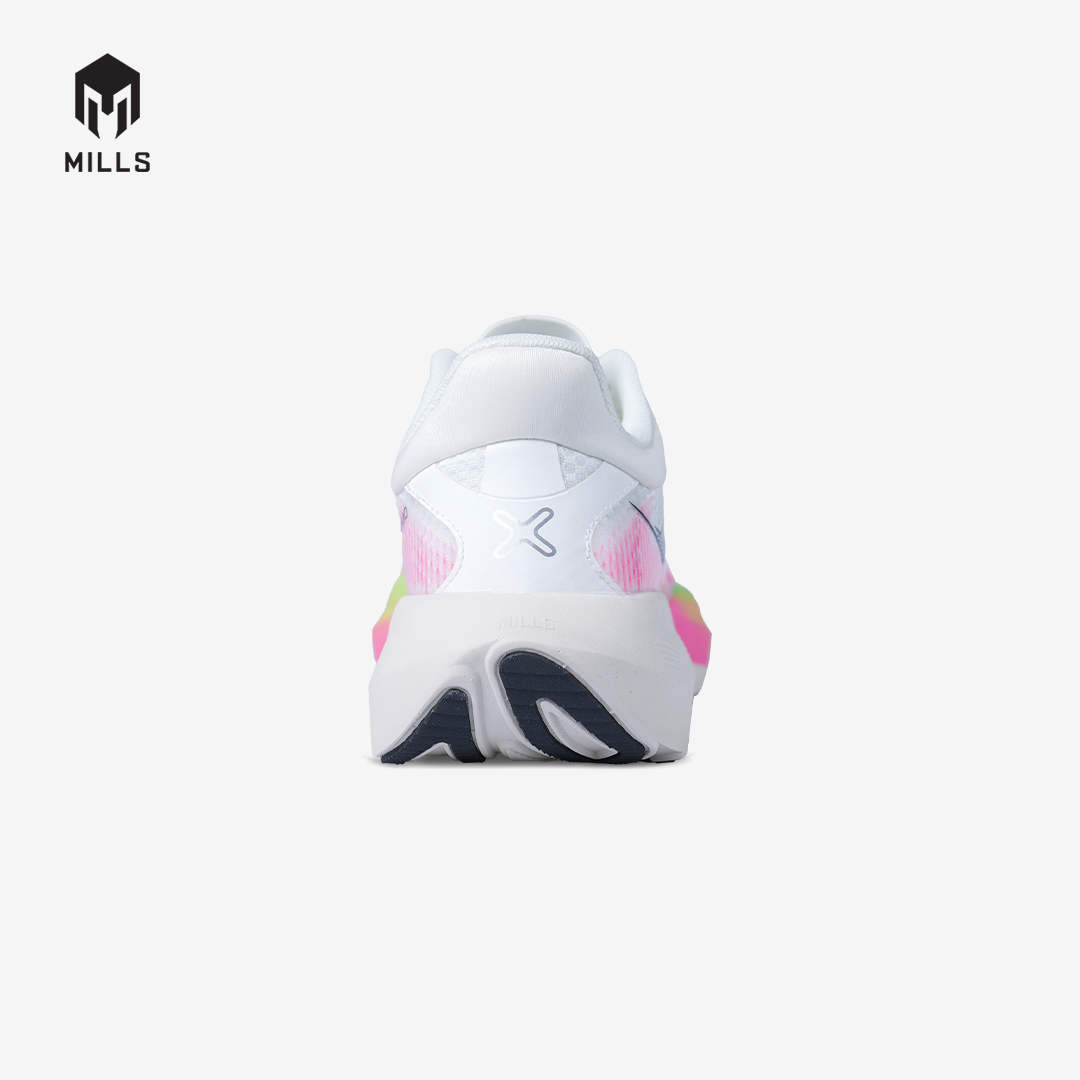 MILLS SEPATU LARI RUNNING SHOES TREXIMO FURY WHITE / HOT PINK / ACID GREEN 9109601